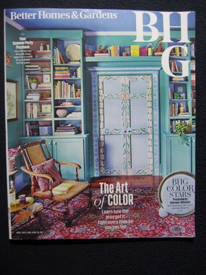 Better Homes & Gardens June 2024 The Art of Color-image