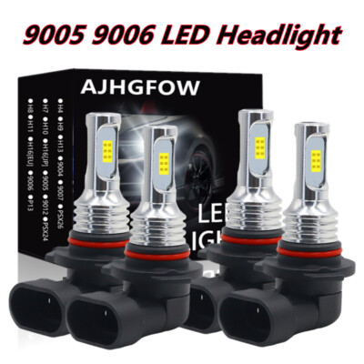 8000K LED Headlight Bulbs Hi/Lo Beam Combo Kit For Chevy C1500 2500 3500 1990-98-image