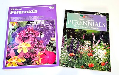 Ortho Books, Better Homes Gardening Book, Vintage, Lot of 2, Perennials Flowers-image