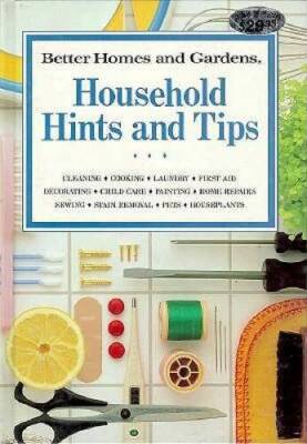 Better Homes and Gardens Household Hints and Tips - Hardcover - GOOD-image