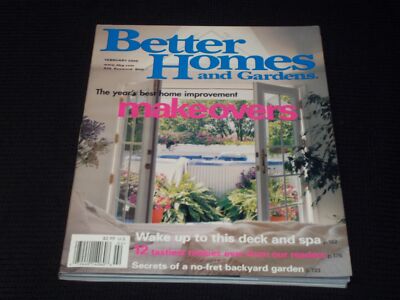 2000 FEBRUARY BETTER HOMES & GARDENS MAGAZINE - MAKEOVERS COVER - E 4579-image