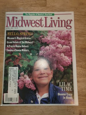 Vintage Midwest Living Magazine April 1988-image