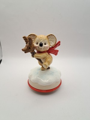 Vintage Otagiri Musical Mouse Riding a Stick Rudolf-image