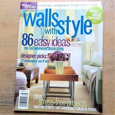Better Homes & Gardens Special Interest Publications Perfect Walls w/Style 2003-image