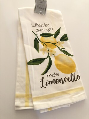 design imports DII Kitchen Towel When Life Gives You Make Iimoncello 18”X 28”-image