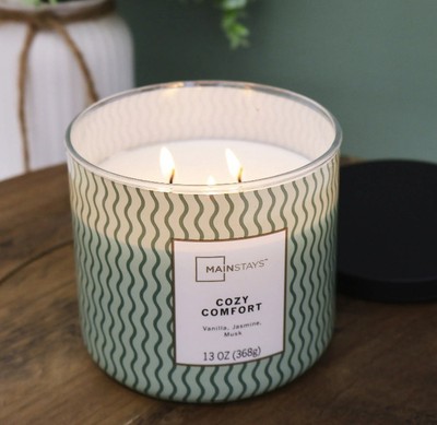 3-Wick - Mainstays - Cozy Comfort - Vanilla, Jasmine Musk, x1  13 Oz  Candle!-image