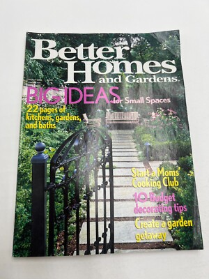 Better Homes & Gardens Magazine March 2005 - Big Ideas for Small Spaces, Gardens-image