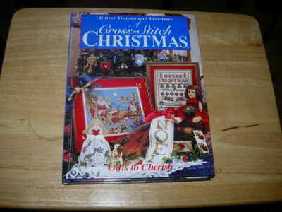 Better Homes And Gardens A Cross-Stitch Christmas Hardcover Book-image