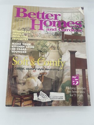 Better Homes and Gardens March 1997 Magazine Vintage-image