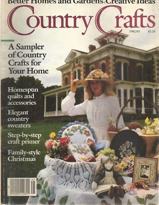 BETTER HOMES & GARDENS CREATIVE IDEAS COUNTRY CRAFTS MAGAZINE 1982/83-image