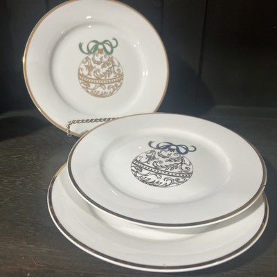 (3) Pier 1 Imports~ORNAMENT~7.5” Salad/Dessert Plates~Excellent/Classic~NICE!-image