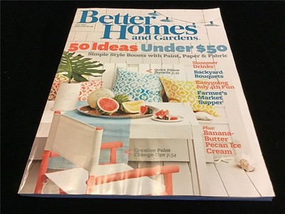 Better Homes and Gardens Magazine July 2011 50 Ideas Under $50-image