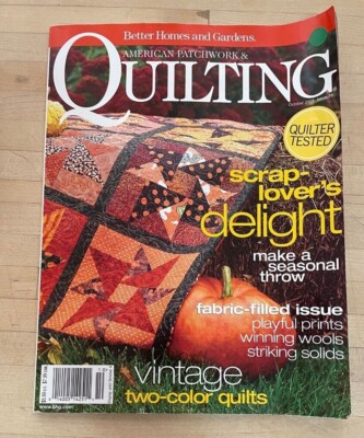 Vintage Better Homes & Garden's AMERICAN PATCHWORK & QUILTING Magazine Oct. 2005-image