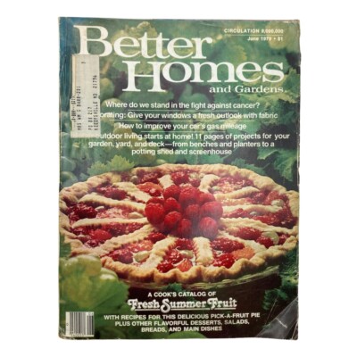 VTG Better Homes & Gardens Magazine June 1979 Catalog of Fresh Summer Fruit-image
