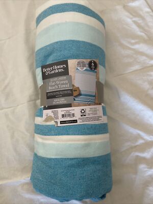 Better Homes & Garden Flat Wooven Beach Towel 38 in x 72 in-image