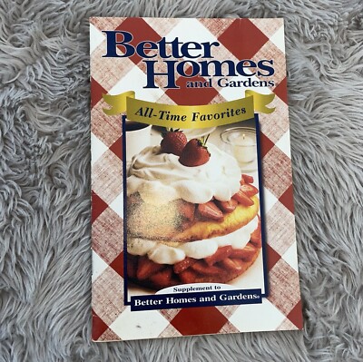 Better Homes & Gardens All-Time Favorites Recipes (2003) Small Booklet-image