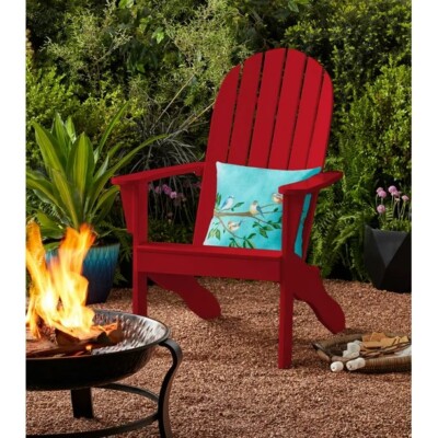 Wood Outdoor Adirondack Chair-image