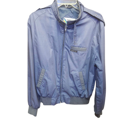 Vintage Members Only Cafe Racer Jacket by Europe Craft 80s Navy Bomber Men's M-image