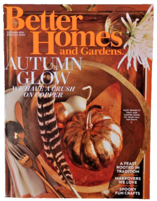 Better Homes & Gardens October 2016 Easy Projects with Copper-image