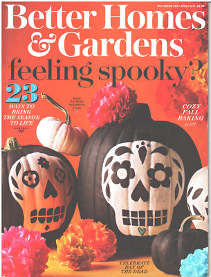 BETTER HOMES & GARDENS Magazine October 2017 Halloween Pumpkins Fall Baking-image