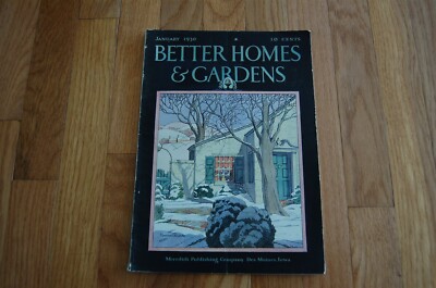 Group of 3 1930 - 1932 Better Homes and Gardens Magazines-image