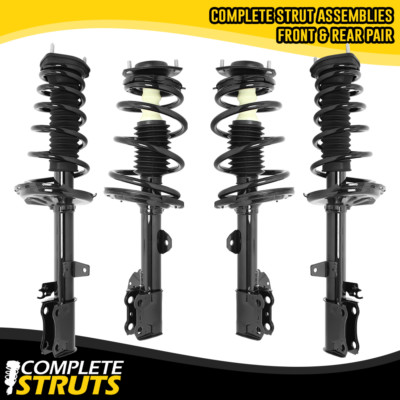 Front & Rear Quick Complete Strut Assemblies for 2008-2013 Toyota Highlander FWD-image