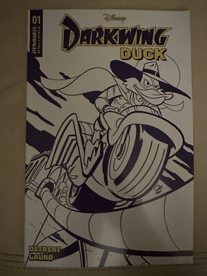 DARKWING DUCK 1:75 JACOB EDGAR PURPLE Variant Cover Disney Dynamite Comics Cvr O-image