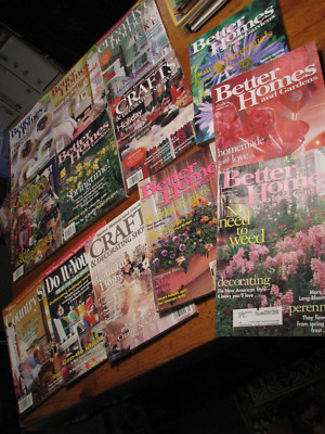 Group of Thirteen Better Homes & Crafts Magazines 1994-2016-image