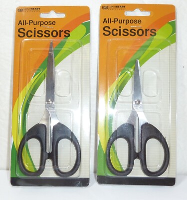 Set Of 2 Kole Imports Stainless Steel All-Purpose Scissors 5.5