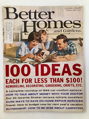 VTG Better Homes & Gardens Magazine October 1965 How To Be Wise About Carpeting-image