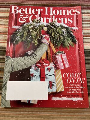 Better Homes And Gardens Magazine December 2019 Come On In Make Holiday Memories-image