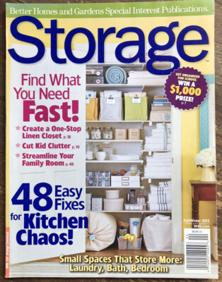 Better Homes And Gardens Special Interest Publications Storage Fall/Winter 2012-image