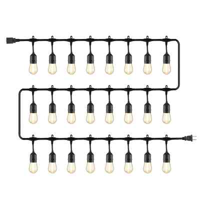 Better Homes & Gardens 48ft Outdoor String Lights, Shatterproof and Weather-Resi-image