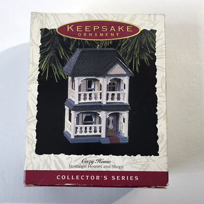 Hallmark Collector’s Series 1993 Hallmark COZY HOME Ornament QX417-5-image