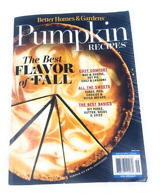 BETTER HOMES & GARDENS Magazine Pumpkin Recipes The Best Flavor of Fall 2024 New-image