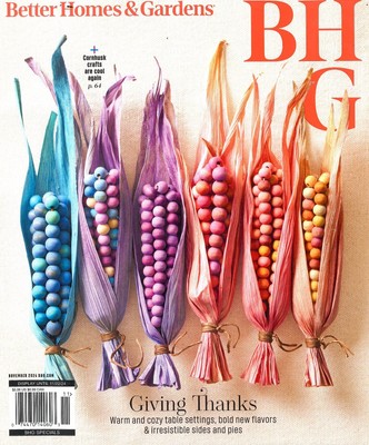 BETTER HOMES & GARDENS MAGAZINE - NOVEMBER 2024 - GIVE THANKS-image