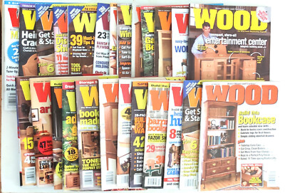 Lot of 26 Better Homes & Gardens Wood Magazine - 2003 to 2007 (partial years)-image