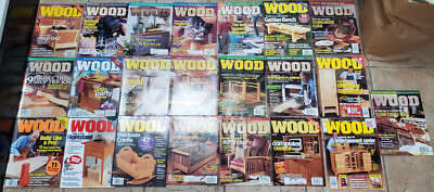 Lot of 22 Vintage Better Homes and Gardens WOOD Magazines 1990s 2000s Woodworker-image