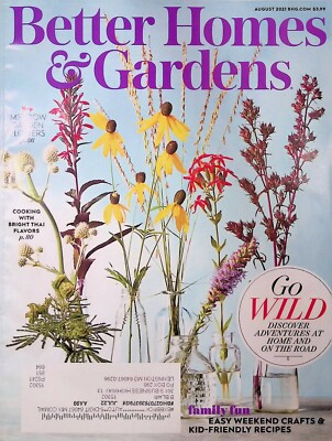 Better Homes and Gardens Magazine - August 2021 - Family Fun, Gardens-image