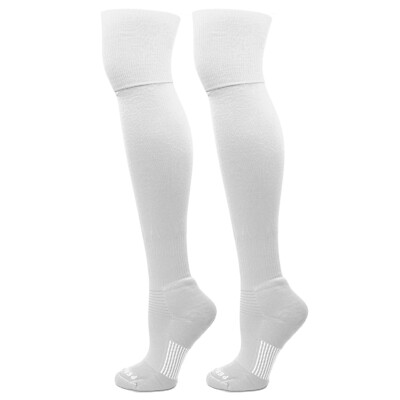 MK Socks Extreme Over the Knee Sports Socks - White-image