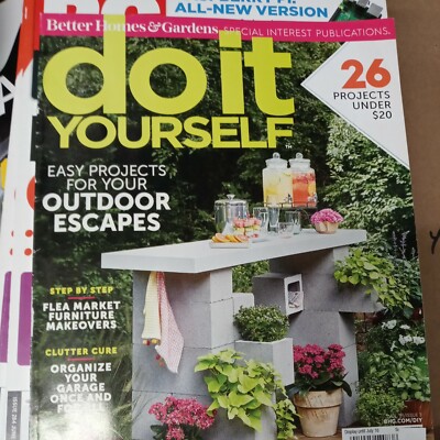 Better homes & gardens do it yourself,easy projects for your outdoors summer 18'-image