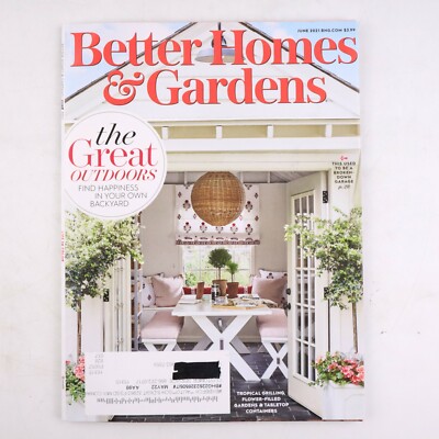 Better Homes And Gardens Magazine June 2021 The Great Outdoors-image