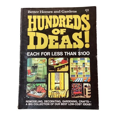 Better Homes and Gardens Magazine Hundreds Of Ideas 1968 MCM Mod Style Great Ads-image