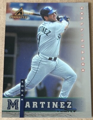 EDGAR MARTINEZ HOF 1998 PINNACLE ALL STAR Card #11 NM-MT Condition-image