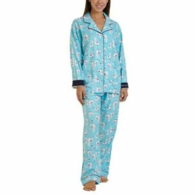 Karen Neuburger, Women's Flannel PJ Set w Fun Cuffs (Choose Size + Color)-image