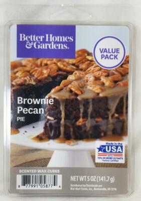 Better Homes & Gardens Scented Wax Cubes: BROWNIE PECAN PIE 5.0 oz Value Pack-image