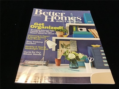 Better Homes and Gardens Magazine January 2012 Get Organized!-image
