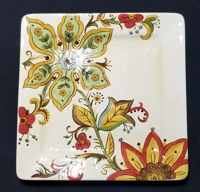 One Pier 1 Imports Carynthum Dinner Plate Earthenware 10 3/4