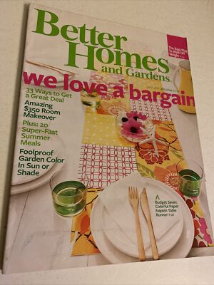 Better Homes & Gardens Magazine Budget Saver July 2010 224 PAGES FREE SHIPPING-image