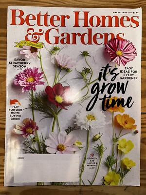 Better Homes & Gardens Magazine May 2022 It’s Grow Time-image